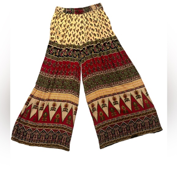 NWT. S/M. Pallozo Pants by Sacred Threads BL/RD 1. 0268 - Picture 2 of 5